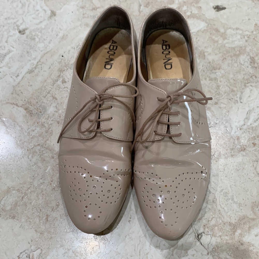 Nude Lace Up Oxfords